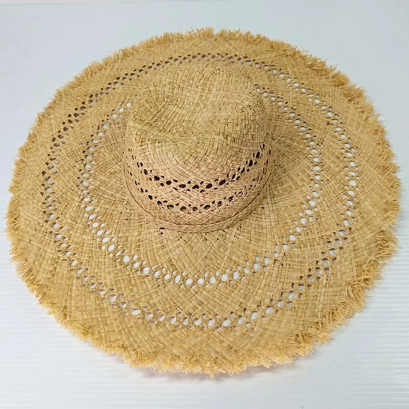 Hat Attack Women's Willow Raffia Sunhat One Size (MSRP $132) - Picture 3 of 4